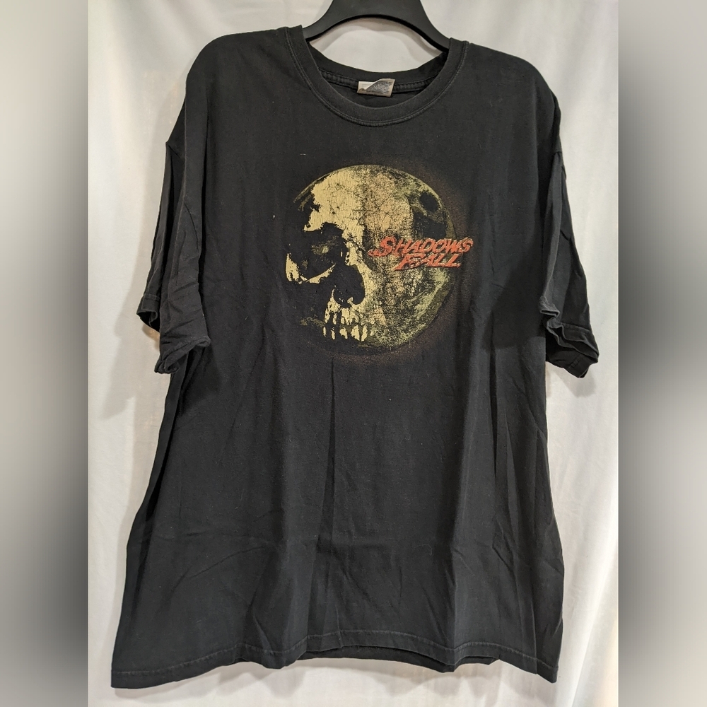 Vintage Shadows Fall Skull Band Tee Shirt